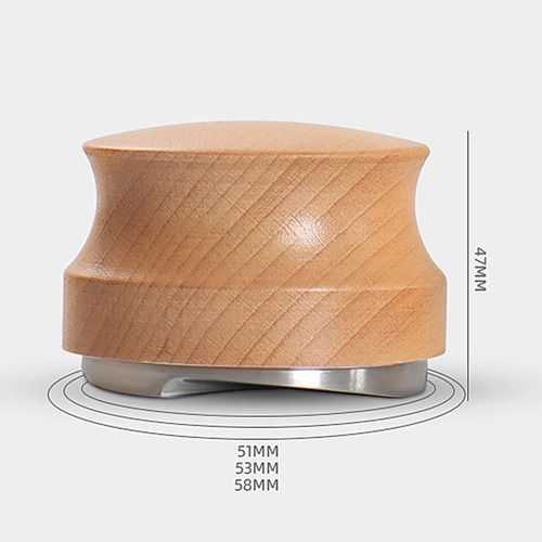 Nivelador De Café Espresso Tamper, Acero Inoxidable, 58 Mm