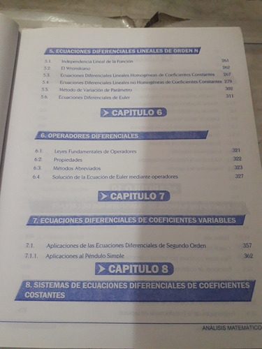 Imagen 4 de 10 de Libro De Analisis Matematico Tomo 4 Espinoza