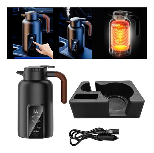Caldera De Calefacción Automática De La Taza De La Negro