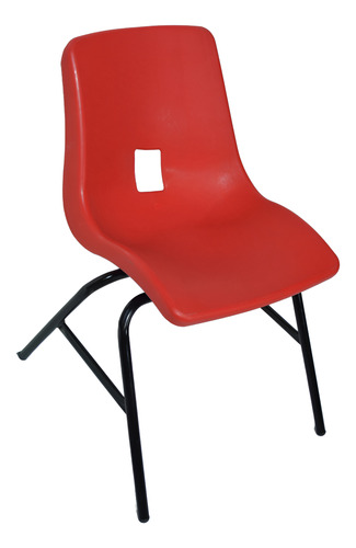 Silla Apilable Escolar Grande Rojo