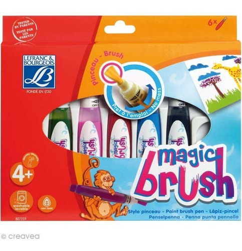 Magic Brush Lefranc & Bourgeois X6 Pinceles Magicos Pintura