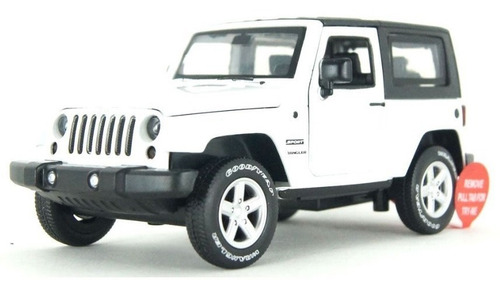 Carro Miniatura Coleção Jeep Wrangler Som E Luz Escala 1/32