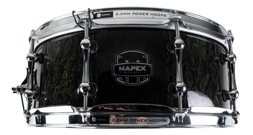Caixa De Bateria 14x5.5 Mapex Armory Preta Black Cromada