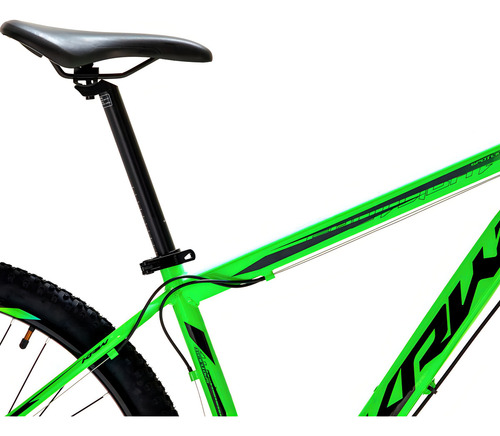 Bicicleta Aro 29 Krw Alumínio 24vel Hidráulico Suspensão S2 Cor Verde/preto
