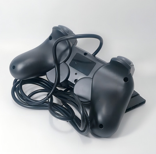 Controle Ps2 Manete Joystick Analogico Com Fio Cor Preto