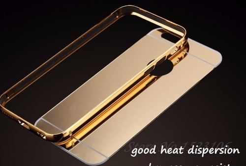 Imagen 2 de 5 de Case Bumper Espejo Mirror iPhone 4 5/5s 5c 6/6s 6plus 6splus