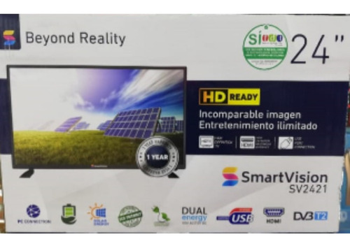 Imagen 4 de 4 de Televisor Led, Fly Tecnology, 24 Pulgadas, Full Hd, Tdt, 12v