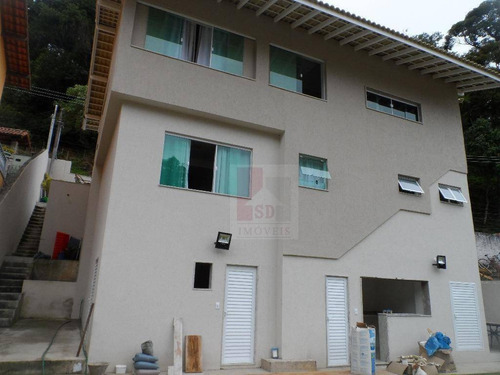 Casa Com 3 Dormitórios À Venda, 247 M² Por R$ 900.000,00 - Quinta Da Barra - Teresópolis/rj - Ca0406