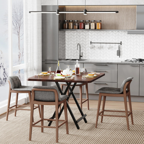 Mesa De Comedor De Madera Para La Familia Mesa Rectangular