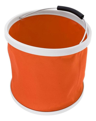 Cubo Plegable For Agua, Ideal For Acampar Y Pescar.