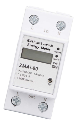 Monitor De Consumo De Electricidad Medidor De Energía Monofá