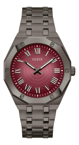 Guess Reloj Para Hombre De 42 Mm - Brazalete De Bronce Con E