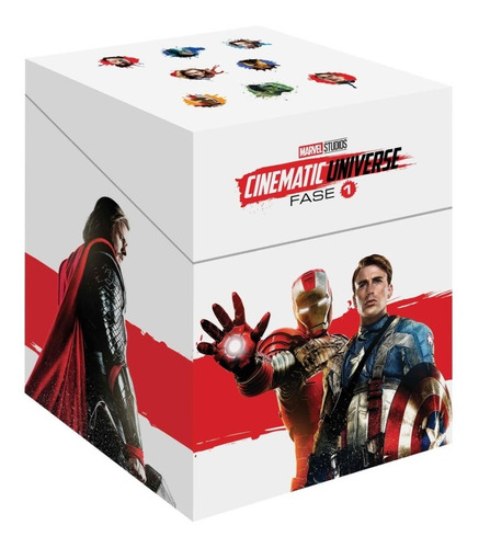 Imagen 1 de 2 de Avengers Universo Marvel, Fase 1 Blu Ray Boxset 