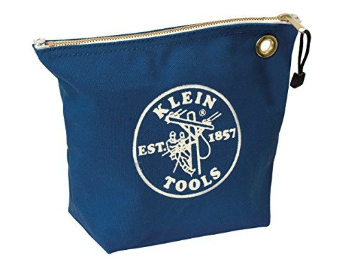 Klein Tools 5539blu Lienzo Cremallera Bolsa De Consumibles, 