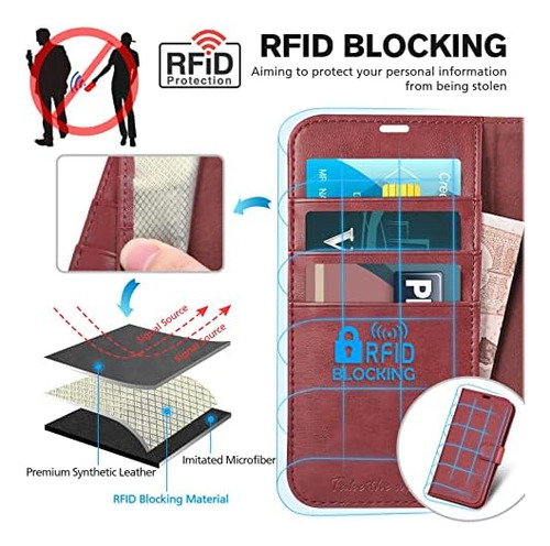 Funda Tucch Para iPhone 13- Rojo Oscuro