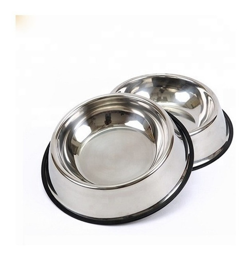 Comedero Perros Acero Inoxidable Antivuelco 34 Cm Xgrande