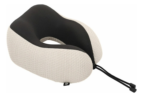 Almohada Viaje Memoria Foam Discovery Avion Viajero Cervical Beige Liso