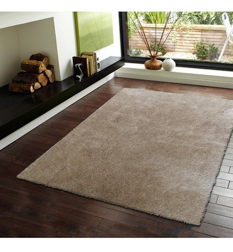 ¡¡promoción Tapete Sala Shag Linea Star Color Beige 1.4x2.0!