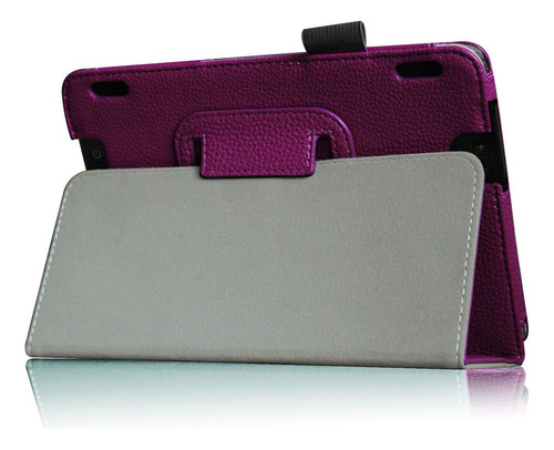 Funda Para Kindle Fire Hdx 7 Fintie Purpura Cuero Sintetico