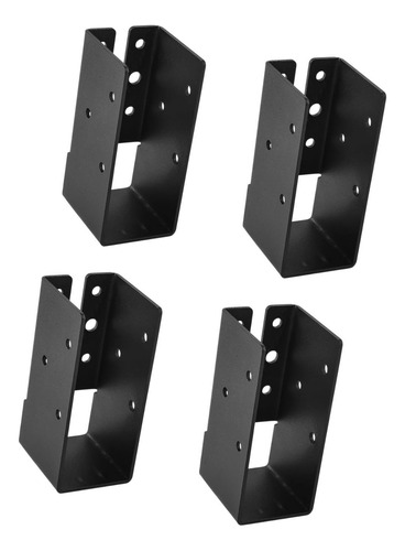 4 Pieces Concealed Joist Hanger Iron Outdoor Concealed