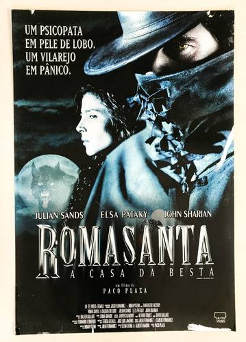 Pôster Romasanta - Original Locadora 94x64cm Filme Cartaz