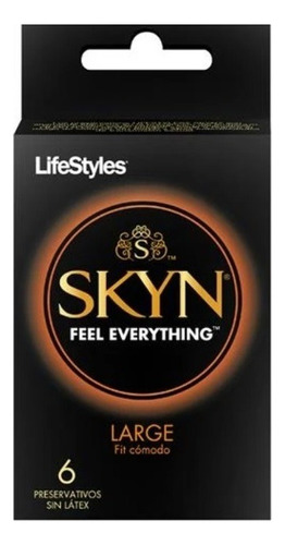 Skyn preservativo lifestyles large 6 unidades