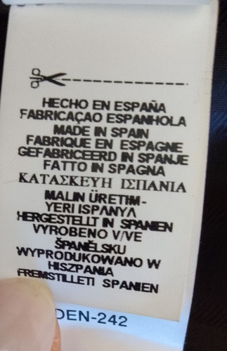 Saco Zara Piel Sintética Marrón (Usado)