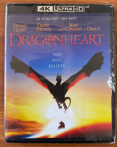 4k + Bluray Coração De Dragão - Dennis Quaid - Lacrado