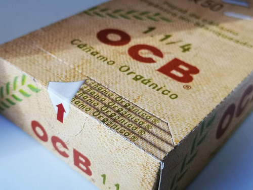 Ocb Cáñamo Orgánico X25 Papeles Ocb 78mm X Caja Ocb New 