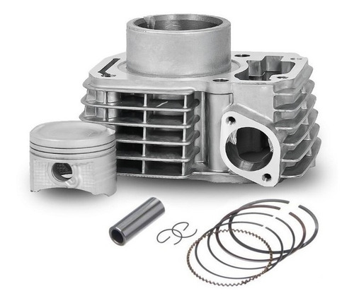 Imagem 1 de 1 de Kit Cilindro Motor Pistão Anéis Cg Titan Fan 125 2002 À 2008