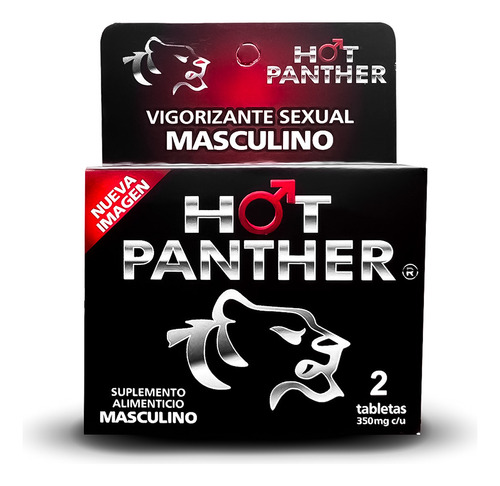 Hot Panther Vigorizante 2 Tabletas Pastillas Vigorizantes