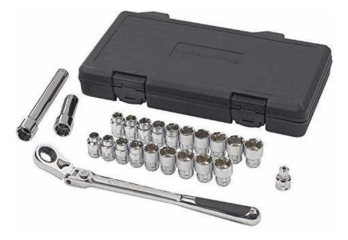 Gearwrench 23 Pc. 3/8  Drive 6 Pt Paso Directo Mecánica Conj