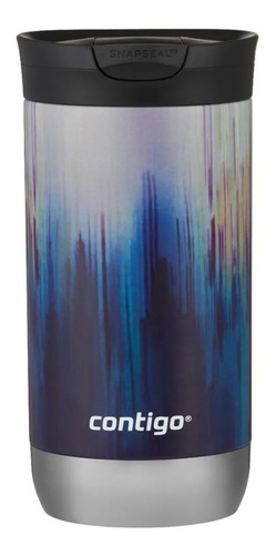 Imagen 3 de 10 de Vaso Termico Contigo Acero Inoxidable Huron Couture 473 Ml