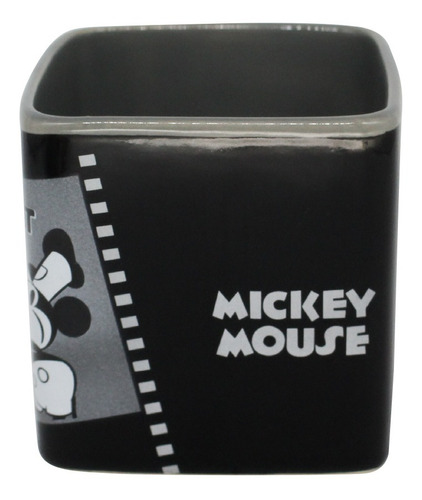 Imagem 4 de 5 de Caneca Quadrada Mickey Classic De Cerâmica 300ml