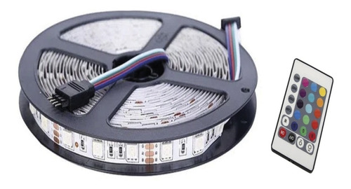 Tira Luces Led Bluetooth 5m Rgb 5050 Multicolor Con Control