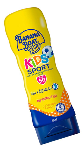 Protector Solar Kids Sport Banana Boats Fps 50 Playa Deporte