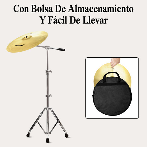 5pc Juego De Platillos De Aleación Palmusic Combinación