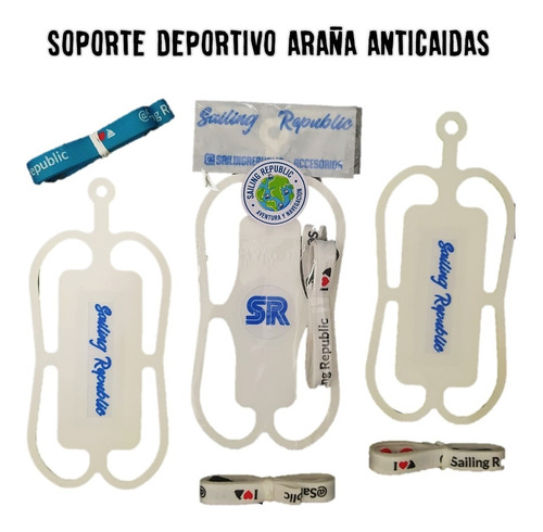 Imagen 3 de 9 de Tira Soporte Celular Deporte Aventura Outdoor Trekking Agua