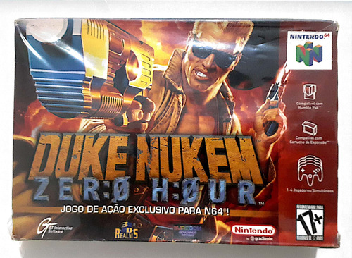 Duke Nukem Zero Hour Lacrado Nintendo 64. (Usado)