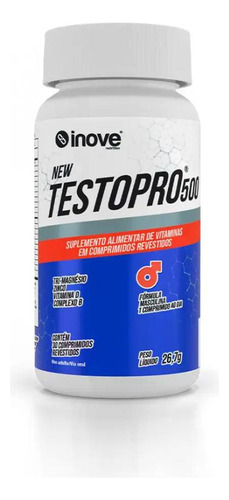 Kit New Testopro500 Com 6 Unidades De 30 Comprimidos Cada