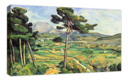Cuadro Canvas Decorativos Paisaje Con Viaducto Paul Cezanne