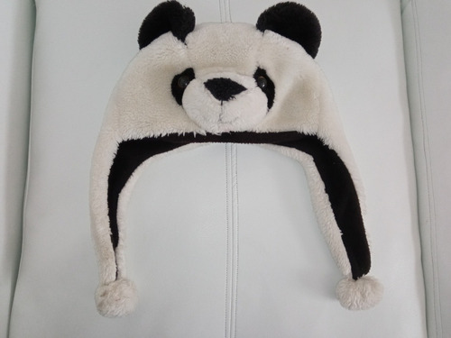 Gorro De Niña Niño 2 3 Años Oso Panda Abrigo