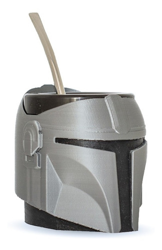 Imagen 2 de 8 de Mate Impreso En 3d Mandalorian Star Wars Excelente Calidad