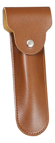 Estojo De Viagem Para Barbeador, Bolsa Castanho Brilhante