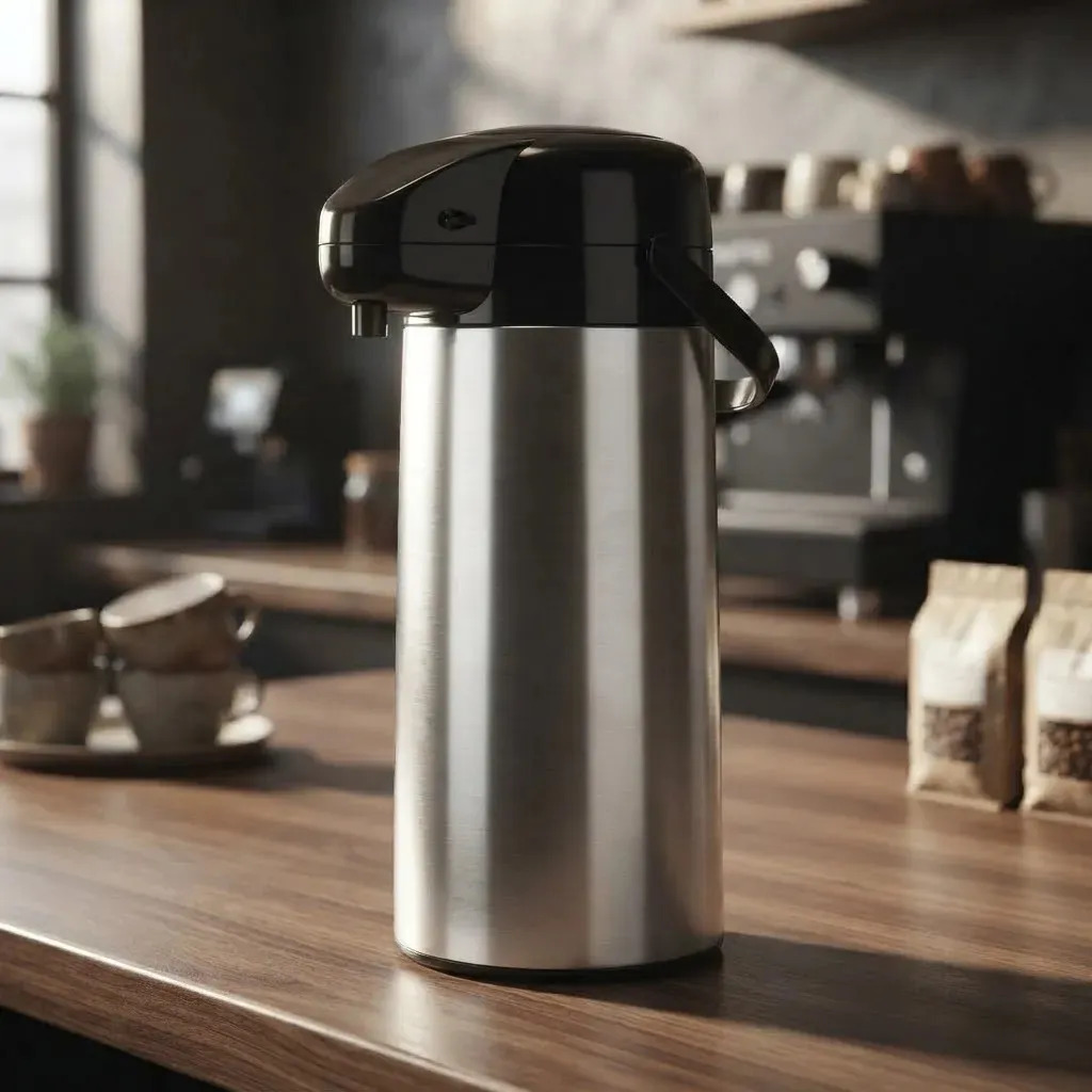Garrafa Térmica Café Leite Água Bebidas quentes ou frias Aço Inox