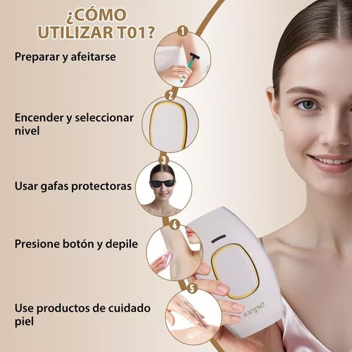 Para Depiladora A Laser, Depiladora Portátil, Cinco Níveis