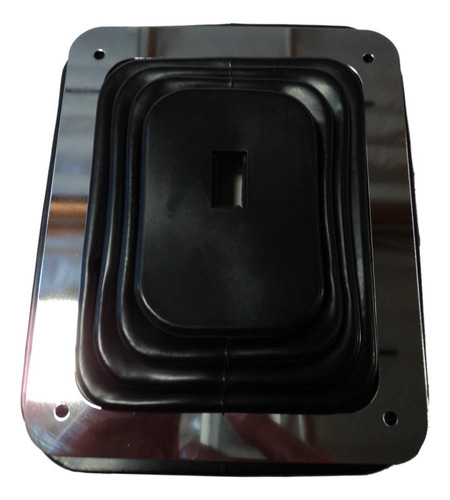 Para Botas De Mudança De Borracha Hurst Com Placa Cromada X