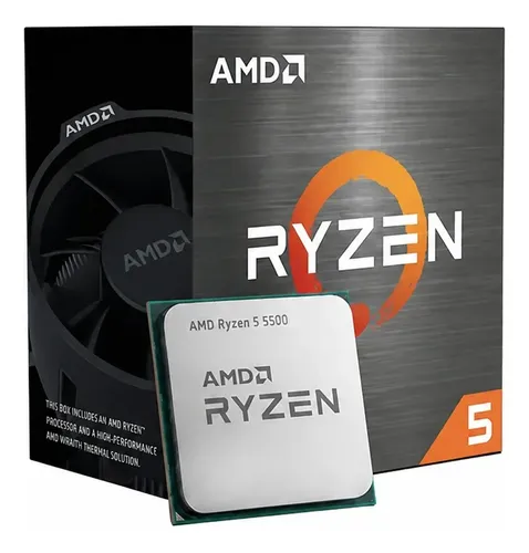 Processador Amd Ryzen 5 5500 3.6ghz 4.2ghz Max Turbo Cache 1