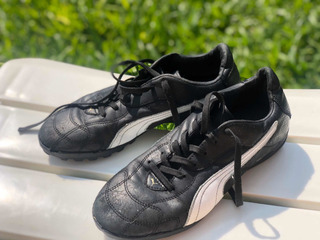 botines puma borussia rojos