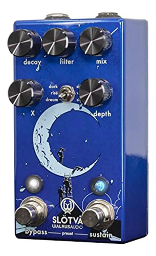 Pedal De Efecto Reverb Walrus Audio Slotva Slova (nuevo) Azul (Usado)